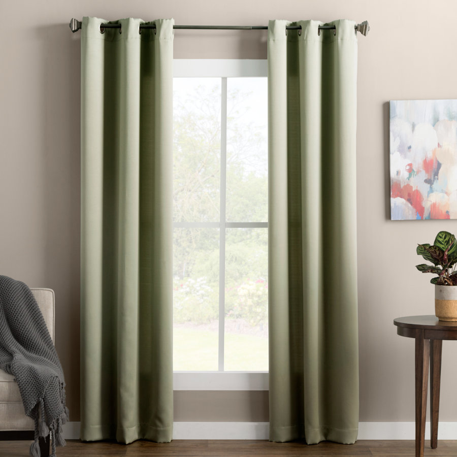 Wayfair Basics Room Darkening Grommet Curtain Panel